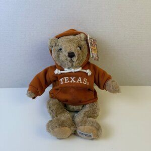 University of Texas Teddy Bear in Hoodie 14" Plush Collectible 2007 Collegiate